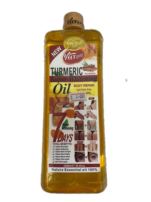 Turmeric Super Whitening Body Oil — Veet Gold